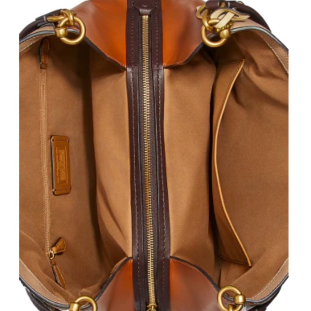 Coach Leather Dalton 31 Shoulder Bag Gem